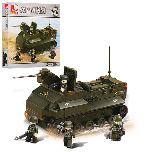 Конструктор SLUBAN M38-B6300 (32шт) армія, військова машина,фігурки,223де, у кор-ке,28,5-28,5-5,5 см