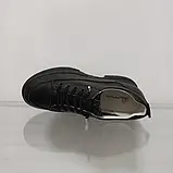 Кросівки жіночі весняні шкіряні Lonza чорні, фото 6