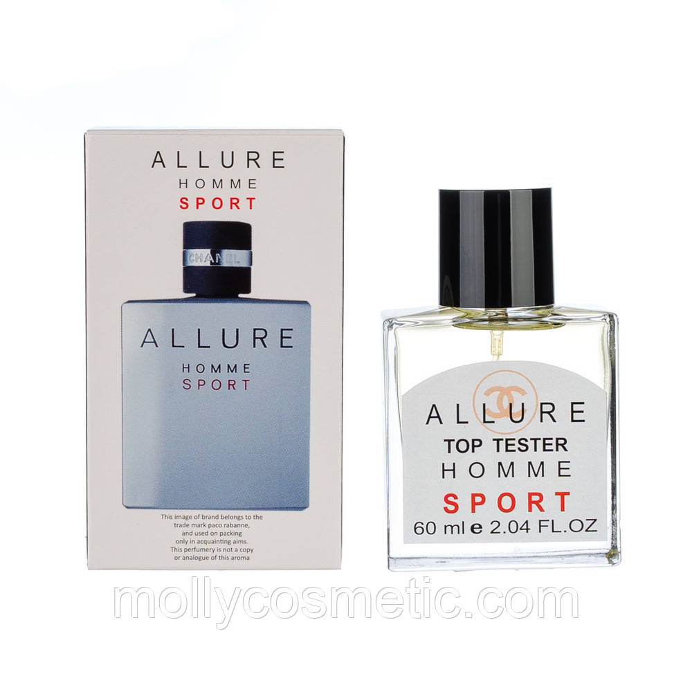 Чоловічий тестер Premium Allure homme Sport 60 мл, фото 1
