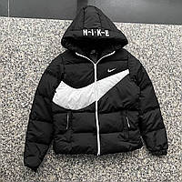 Пуховик чоловічий якісний зимовий Найк, Чоловічі зимові куртки-пуховики, Спортивний модний пуховик Nike