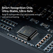 Швидка бездротова зарядка на 2 пристрої Baseus Digital LED Display 20W (чорний), фото 7