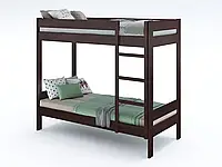 Двухъярусная кровать К'Лен Шипот 900 х 2000 для взрослых и детей Внге+лак