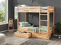 Двухъярусная кровать К'Лен Шипот 900 х 2000 для взрослых и детей +лак