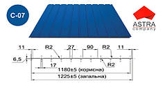 Профнстил С-7 Астра 0.4 мм / RAL