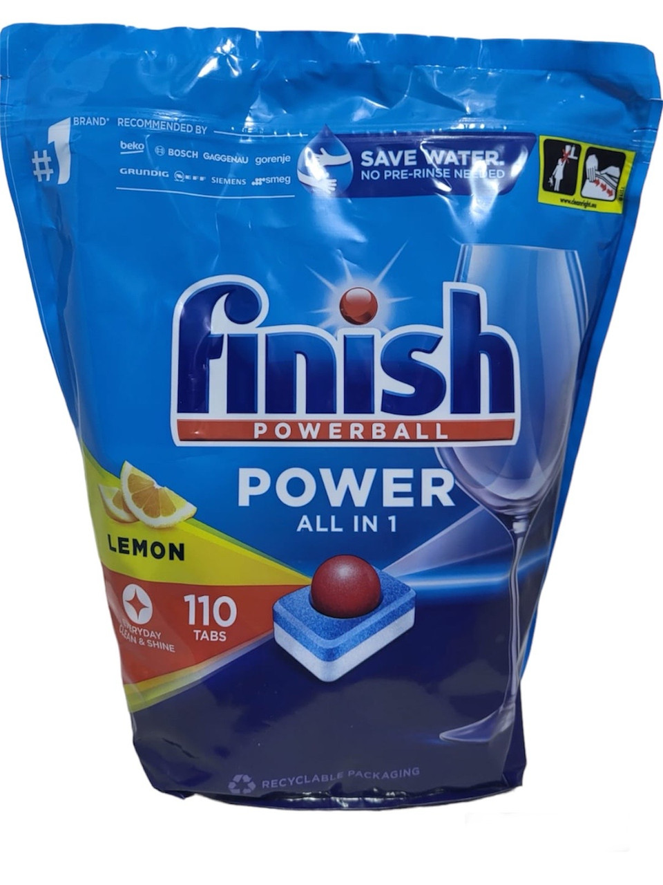 Таблетки Finish Power All in one для посудомийних машин 110 шт.