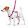 Шлея для собак анатомічна H-подібна WAUDOG Nylon з QR-паспортом, малюнок "Єдинороги", пластиковий фастекс,, фото 3