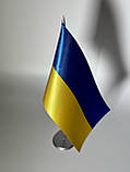 Настільний прапор України з металевим утримувачем, фото 3