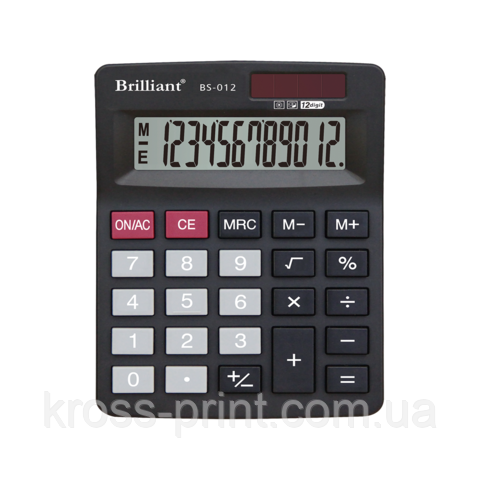 Калькулятор настольный Brilliant BS-012, 12 розрядів
