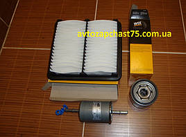 Фільтра Daewoo Matiz, Деу Матиз 0.8 л - 1.0 літри (комплект 3 штуки) Wix, Польща