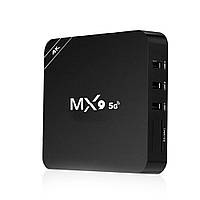 Медіа приставка MX9 4K 4 / 64G Smart TV Box (Android 9.0, ОЗУ 4Гб, 64Гб вбудованої пам'яті, 4-х ядерний