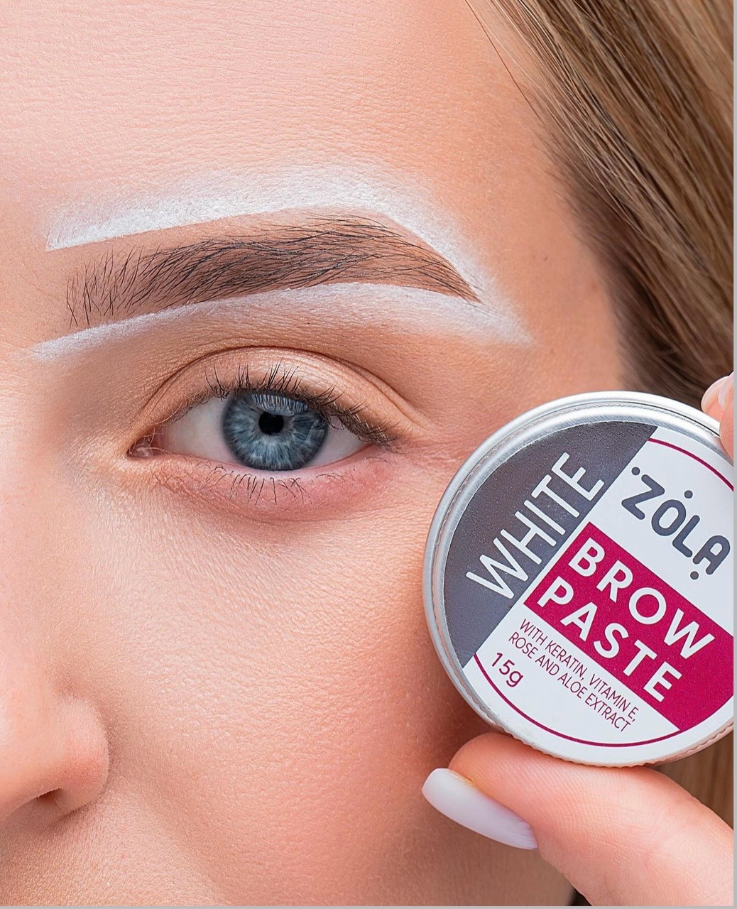 Броу паста (Eyebrow Paste) "ZOLA", белая,  15 гр