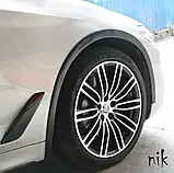 Гумові накладки на колісні арки, крила авто 1,5м універсальні, фото 4