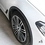 Гумові накладки на колісні арки, крила авто 1,5м універсальні, фото 5