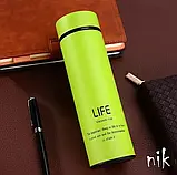 АКЦІЯ!! Стиліний дизайнерський термос 500 мл із сіточкою «Life», фото 4