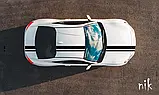 Наклейка на весь автомобіль смужки 450*20 см, тюнінг, фото 4