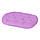 Підстилка овальна для тварин Теремок, S, Ш 30 см, Д 40 см, В 7 см фіолетовий, фото 2