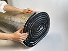 Каучук самоклейка фольгований 25мм | листова Ізоляція фольгована Oneflex рулон 8 м.кв, фото 5