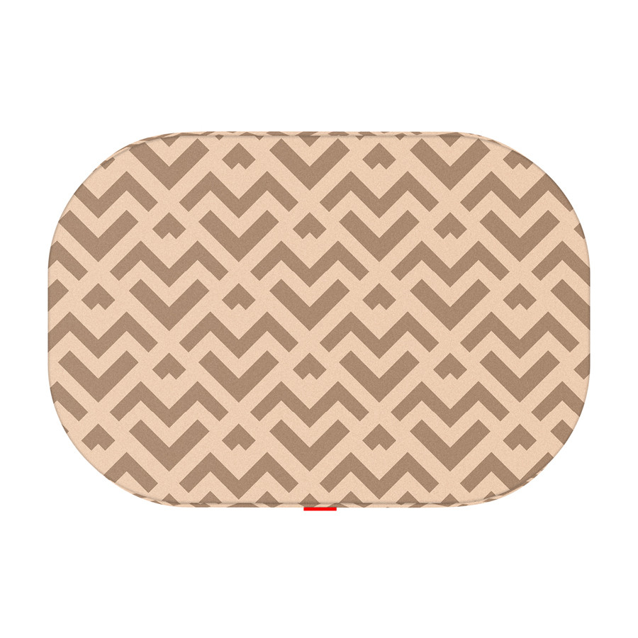 Лежанка для собак WAUDOG Relax, малюнок "Трикутники", зі змінним чохлом, L, Ш 100 см, Д 70 см