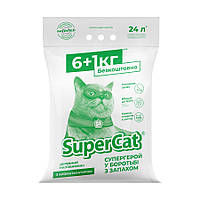 Наповнювач SuperCat з ароматизатором 6+1 кг (зелений)