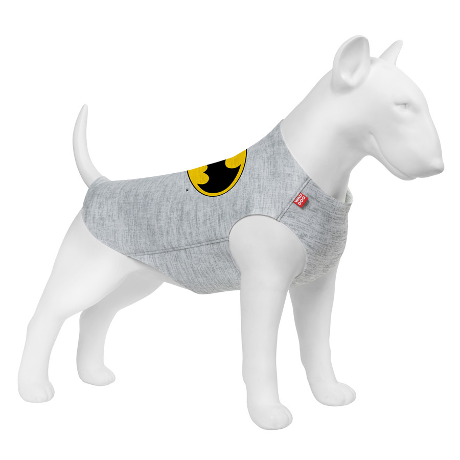 Майка для собак WAUDOG Clothes, малюнок "Бетмен лого", XS30, B 40-46 см, С 23-28 см