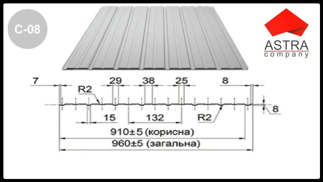 Профнастил С-08
