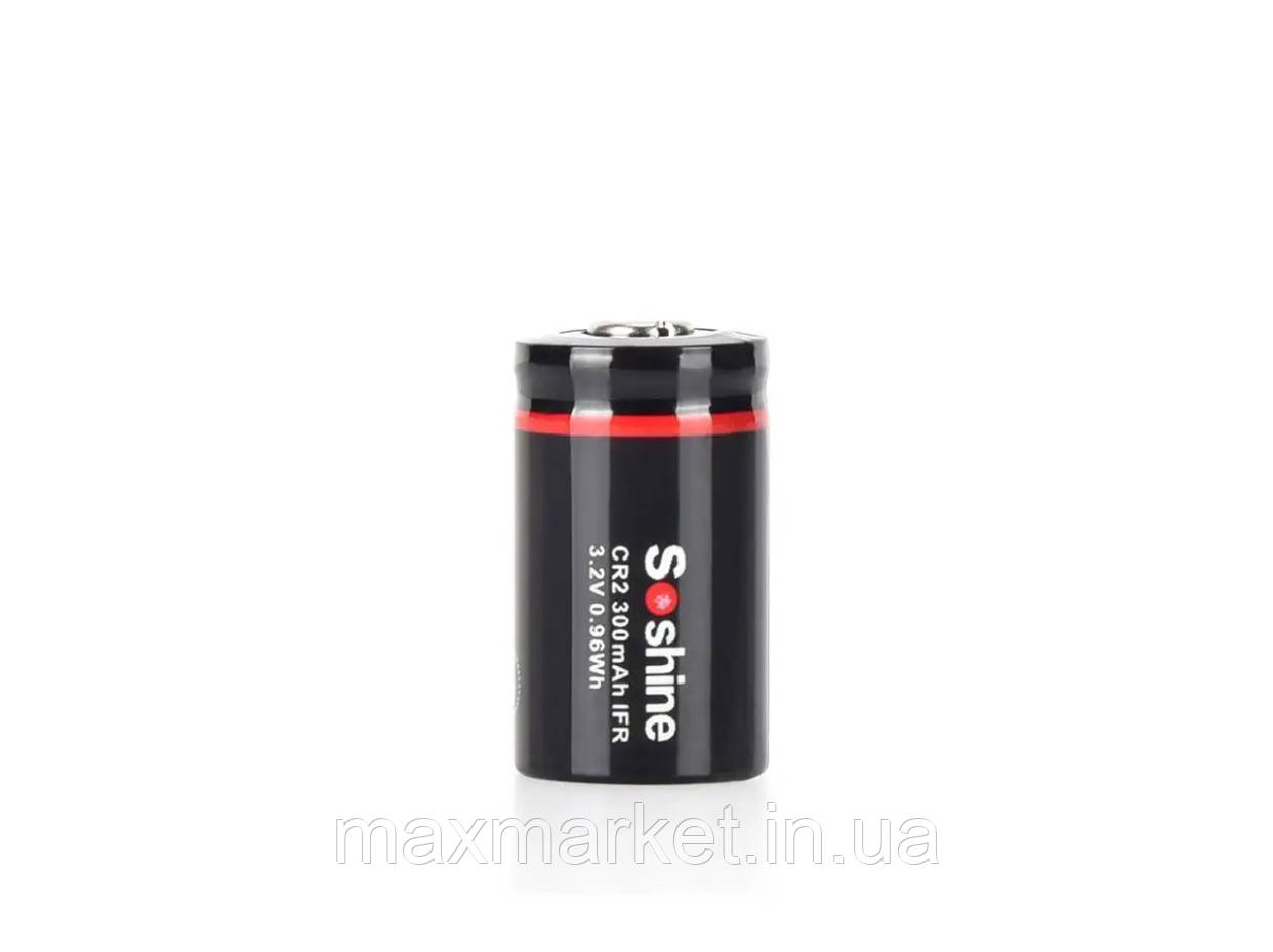 Акумулятор CR2 Soshine li-fe 300mA