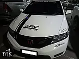 Наклейка на капот авто/машину 1 смужка 108 х 15 см і "Rally", тюнінг, фото 3