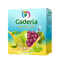 Сок Gaderia прямого отжима яблочно-виноградный 6 литров (3л х 2 упаковки)