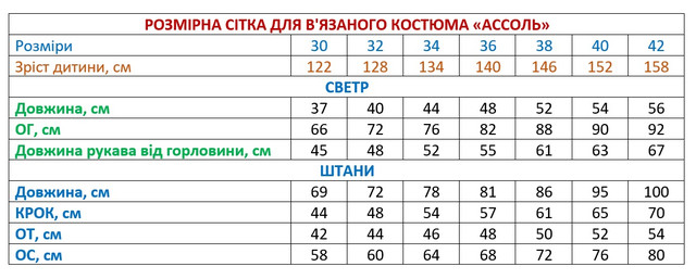 картинка костюм вязка з брюками палаццо для дівчаток 