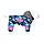 Комбінезон для собак WAUDOG Clothes, малюнок "Рік і Морті 1", XS25, В 36-38 см, С 24-26 см, фото 2