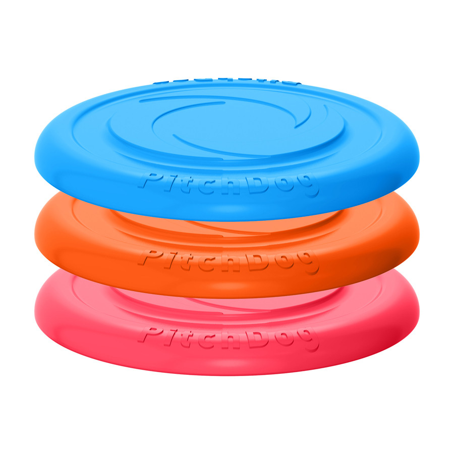 Игровая тарелка для апортировки PitchDog, диаметр 24 см розовый - фото 4 - id-p2088580593