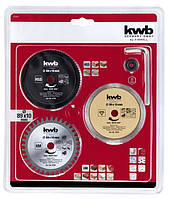 Набор дисков для роторайзера 89x10 мм, 3 шт, KWB (575915) (Насадки и аксессуары для инструментов)