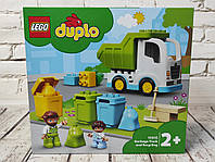 Конструктор LEGO Duplo 10945 Мусоровоз и контейнеры для раздельного сбора мусора ms