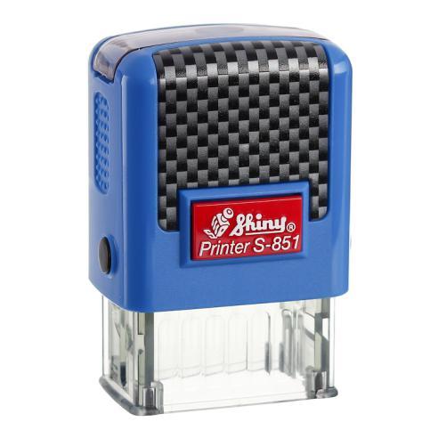 Оснастка для штампа 26x10 мм синя, Shiny printer S-851 серія Карбон