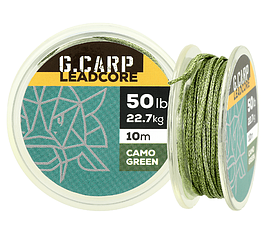 Лідкор без свинцю GC G.Carp Leadcore 10 м 50 lb Camo Green