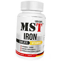 Железо с Витамином С Iron Chelate + Vitamin C MST 100капс (36288016)