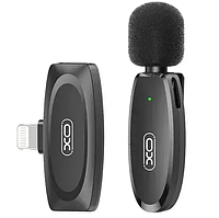Бездротовий петельний мікрофон для телефона XO MKF08A Type-C, нагрудний мікрофон-петличка для блогера