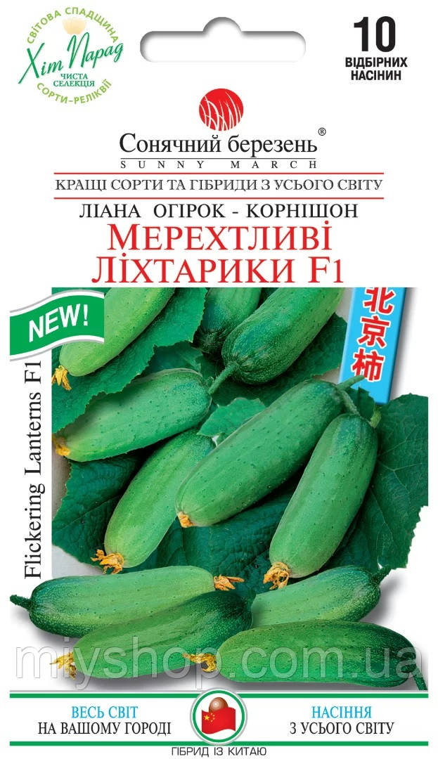 Мерехтливі ліхтарики F1 10 шт Сонячний березень