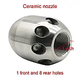 Пробивна шароподібна каналопромивна насадка (135 л/хв, 200 бар) Profinstrument, фото 5