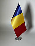 Настільний прапор Румунії з металевим утримувачем, фото 4