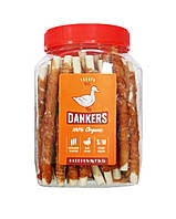 Вкусное лакомство Dankers кальциевая палочка с филе утки для собак, 500 г