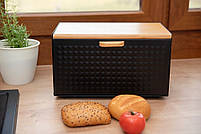 Хлібниця Galicja Rubio Чорна сталь, фото 3