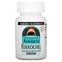 Витамины и минералы Source Naturals Advanced Ferrochel, 180 таблеток