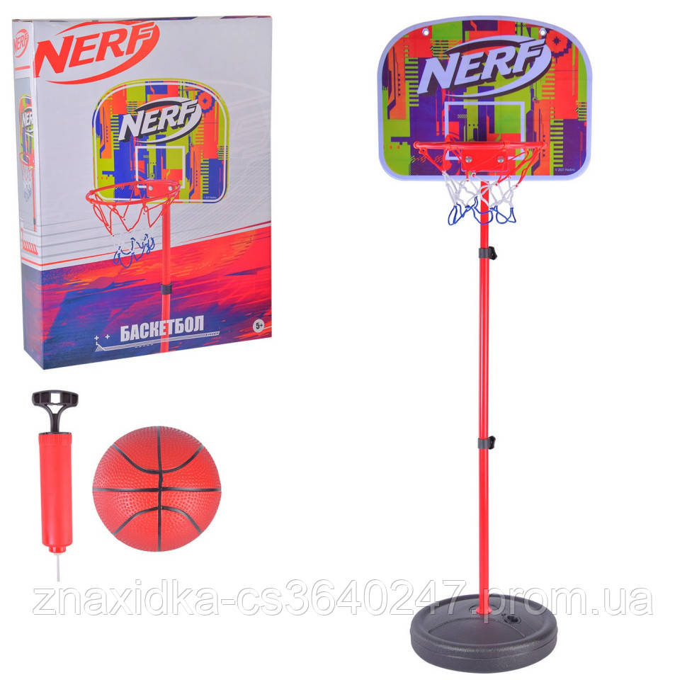 Детский игровой баскетбольный набор bambi nf706 стойка с мячом и насосом - фото 1 - id-p2088708888