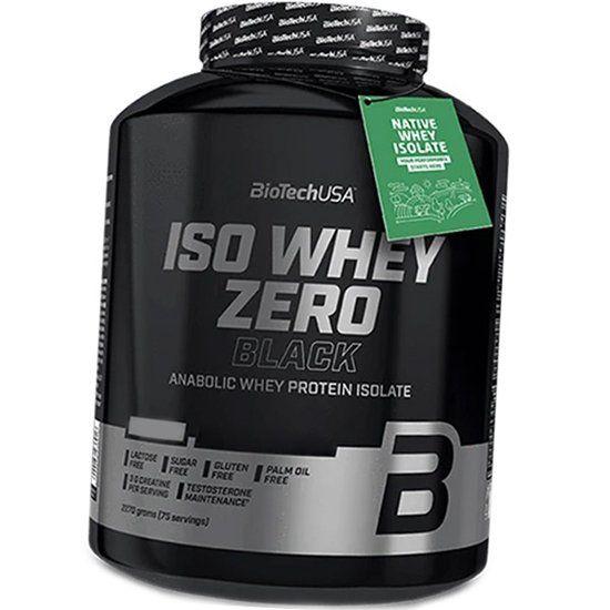 Ізолят сироваткового Белка Iso Whey Zero Black BioTech (USA) 2270 г Полуниця (29084023)