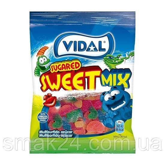 Желейные конфеты Сладкий Микс БЕЗ ГЛЮТЕНА Vidal Sugared Sweet Mix 100г Испания - фото 1 - id-p2088715225