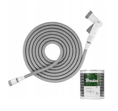 Шланг для поливу, що розтягується, 5-15 м, комплект, SECRET HOSE Bradas