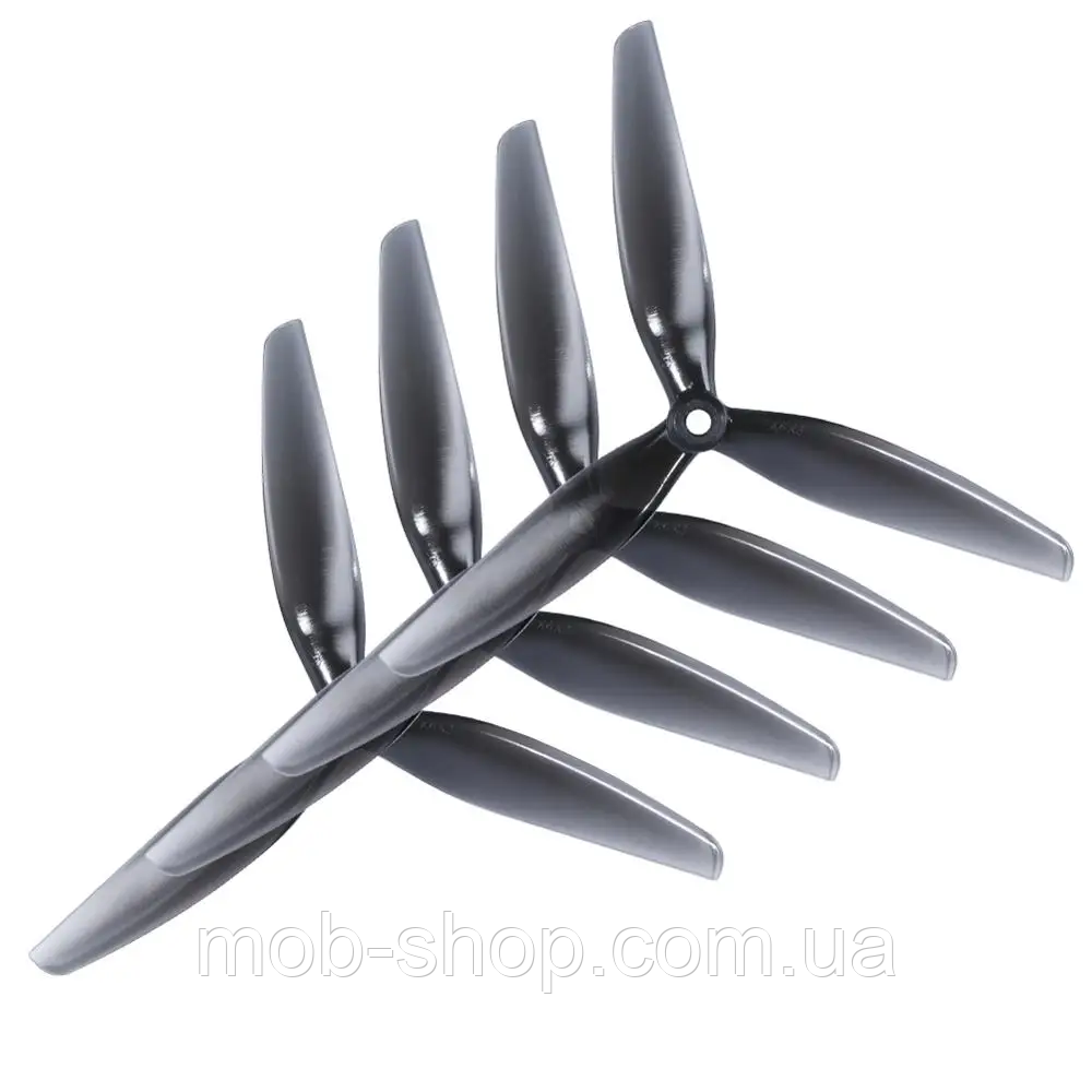 Комплект пропелерів для дрона 7" HQProp 7X4X3 7040 (2xCW+2xCCW) grey пропелери 4 шт. для коптера