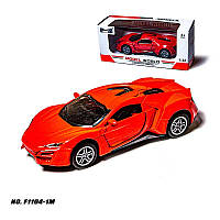Машинка Tian Du model WORLD F1104-1M red свет звук F1104-1M red