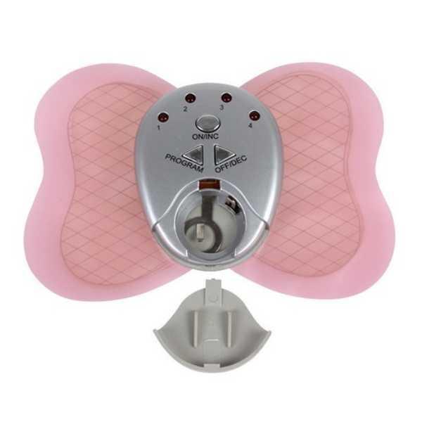 Миостимулятор м'язів Butterfly Massager Метелик Рожевий